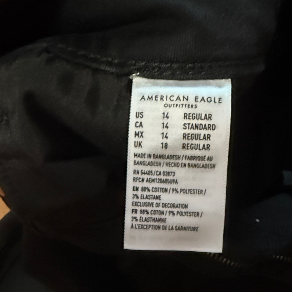 American Eagle Outfitters Black Jeggings - Picture 3 of 4